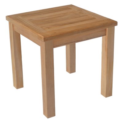 Table d'appoint en teck, carrée, JAVA HAPPY GARDEN