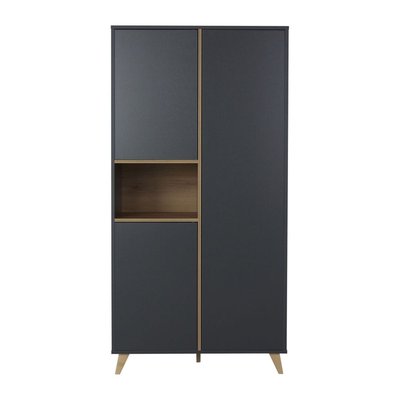 Armoire 3 portes 1 niche Loft White QUAX