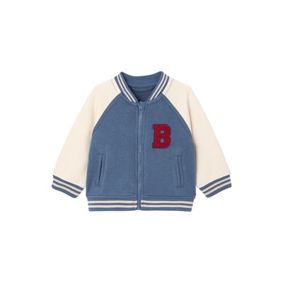 Gilet bébé style teddy en molleton avec badge bouclette VERTBAUDET