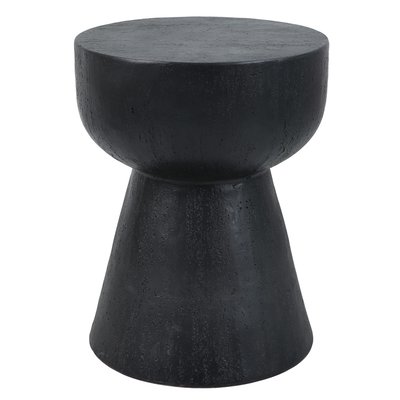 Table d'appoint bout de canapé en magnésite, intérieur extérieur, SORSELE NORDLYS