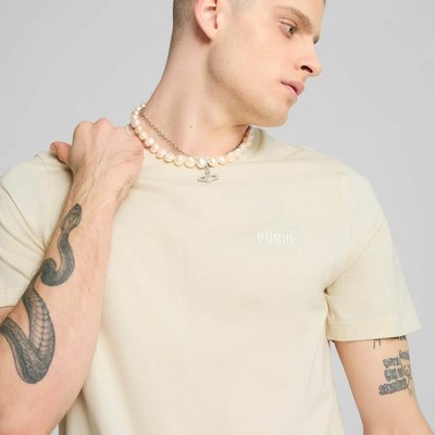 T-shirt de mangas curtas essentiel, logótipo pequeno PUMA