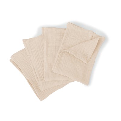 Serviette de table (x4) gaze de coton CARLA FEBRONIE