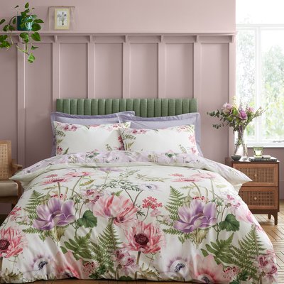 Serenity Garden Reversible Cotton Duvet Cover Set RHS