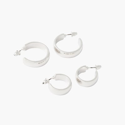 Set de 2 paires de créoles BALABOOSTE