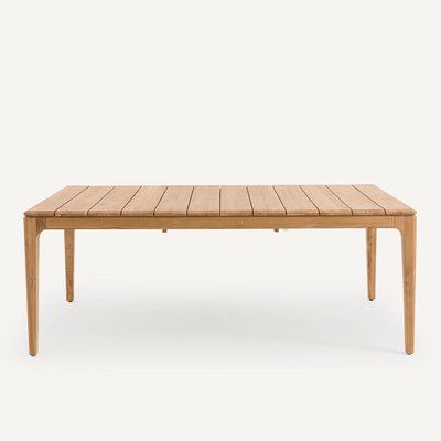Table de jardin à allonges en teck massif, Cordano AM.PM