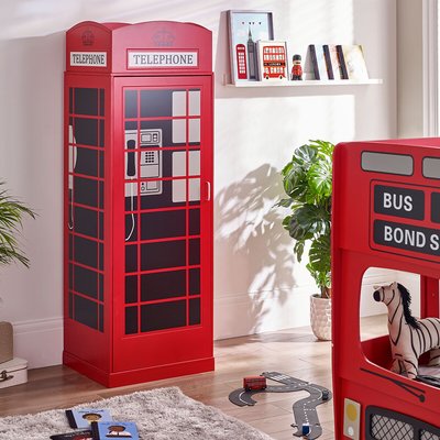 Telephone Box Wardrobe SO'HOME