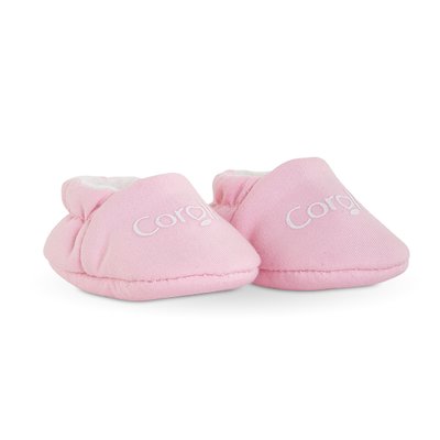 Chaussons roses pour poupon 30 cm COROLLE