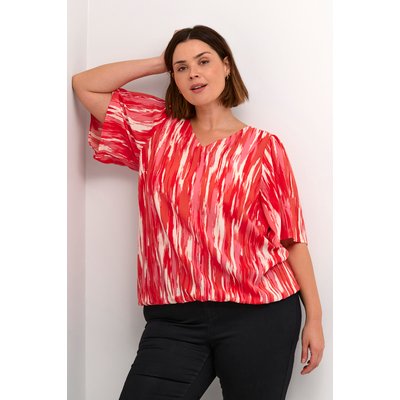 Blouse à manches courtes KCadriana KAFFE CURVE