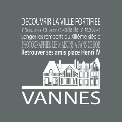 Tableau Mural Vannes RÉGIONALISME CEANOTHE