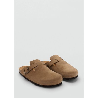 Sabots cuir boucle MANGO TEEN