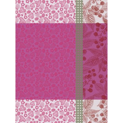 Torchon en Coton, CUEILLETTE D'ÉTÉ LE JACQUARD FRANCAIS