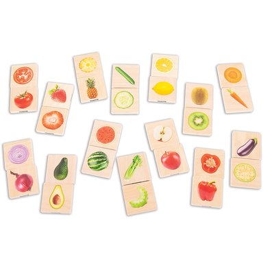 Mémo Fruits et Légumes Mix & Match TICKIT