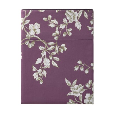 Drap plat imprimé en satin de coton bio, VIVIENNE ALEXANDRE TURPAULT