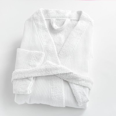 Peignoir mixte coton 57 fils double face  nid d'éponge SUAVE LINANDELLE