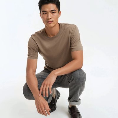 T-Shirt, runder Ausschnitt LA REDOUTE COLLECTIONS