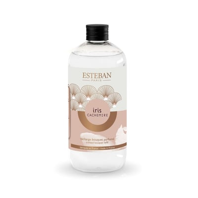 Parfum d'intérieur - Recharge pour bouquet parfumé 500ml Iris cachemire ESTEBAN