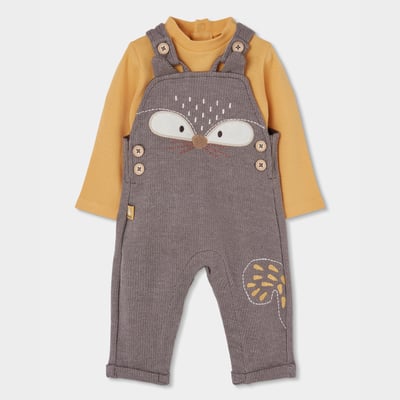 Ensemble bébé garçon maille brodé renard BOBOLI