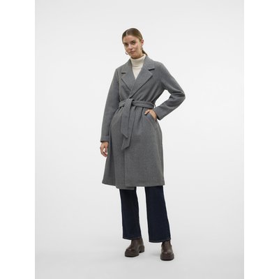 Manteau long femme gris anthracite La Redoute