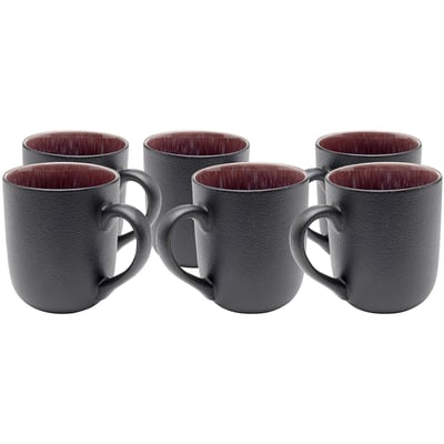 Lot de 6 tasses en grès, ALISSA KARE DESIGN