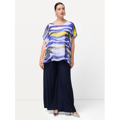 Tunique, doublée, motif vagues, col rond ULLA POPKEN