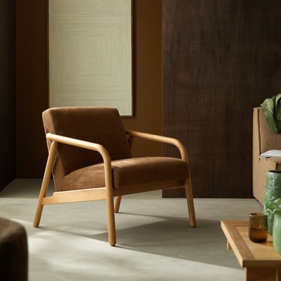 Fauteuil en Tissu massif, AXEL TIKAMOON