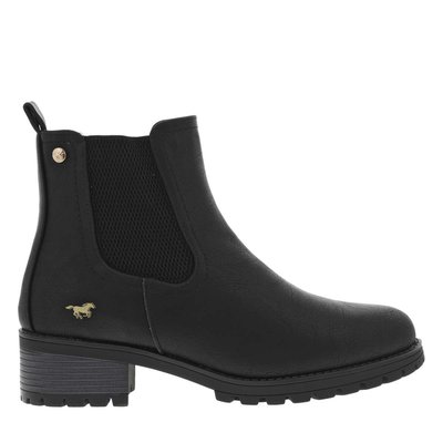 Boots mustang femme noir La Redoute