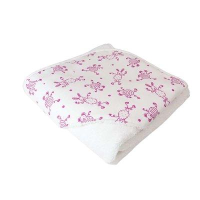 Cape de bain bébé coton éponge TOURNICOQUIN LINANDELLE