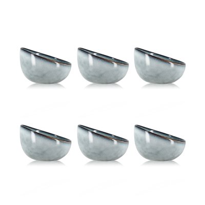 Lot de 6 coupelles en grès 12cm, ARONAL OGO LIVING
