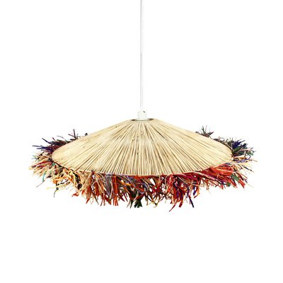 Suspension en raphia coloré, BELAGA NOW'S HOME