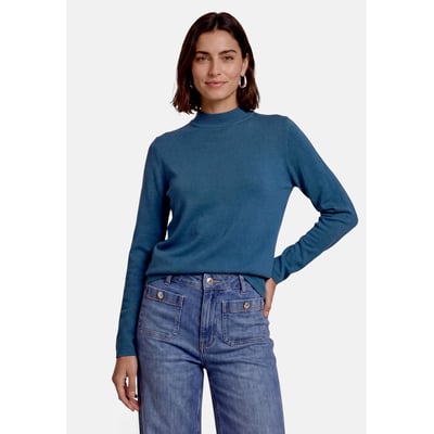 Pull-over en fine maille à col droit ZERO