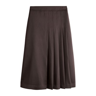 Kilt mi-long en satin plissé NEXT