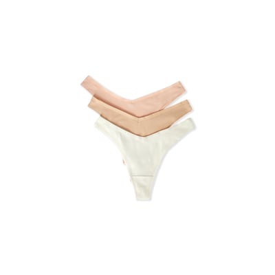 Lot de 3 tangas en coton JOHN ETAM