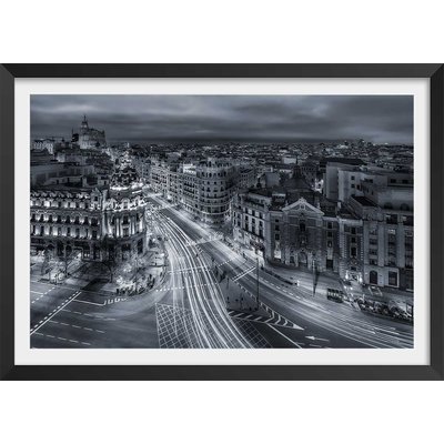 Affiche madrid city lights HEXOA