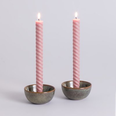 Lot de 2 bougies torsadées, Fabola LA REDOUTE INTERIEURS