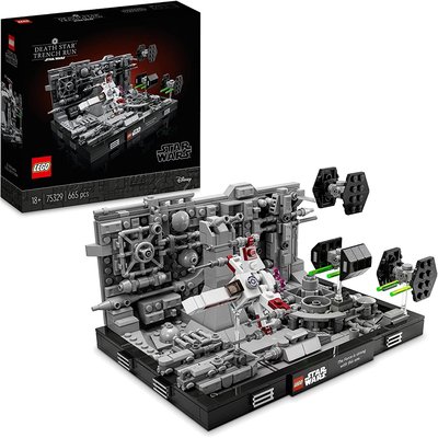 Star Wars Diorama de la poursuite dans les tranchées de l'Étoile de la Mort LEGO