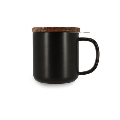 Tisanière en grès avec couvercle en bois d'acacia 300ml, JULIET OGO LIVING