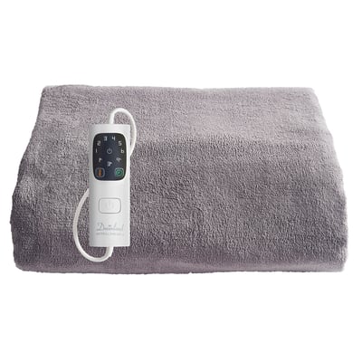 Intelliheat Luxury Heated Throw in Grey DREAMLAND