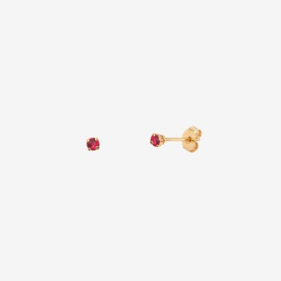 Boucles d'oreilles dorées à l'or fin PARIS CAROLINE NAJMAN