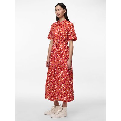 Gemustertes Hemdkleid, zum Binden PIECES