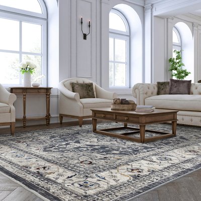 Sophisticated Vintage Medallion Rug SO'HOME