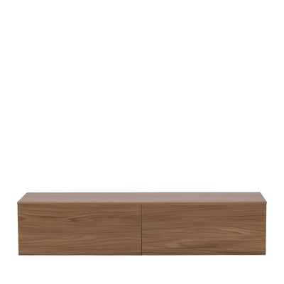 Meuble TV suspendu 2 tiroirs en bois L160cm- FRIHAMN VENTURE HOME
