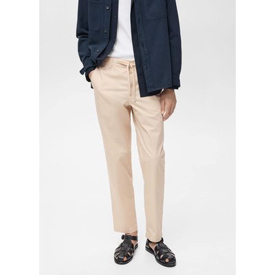 Pantalon en popeline de coton MANGO MAN