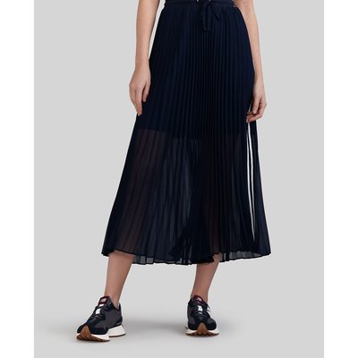 Jupe plissee bleu marine La Redoute