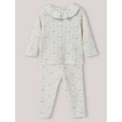 Pyjama en pointelle en coton biologique CYRILLUS