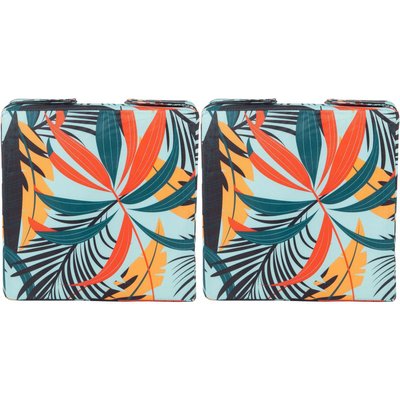 Galette de chaise outdoor imprimée 38 x 38 cm (Lot de 2) Galapagos JARDINDECO