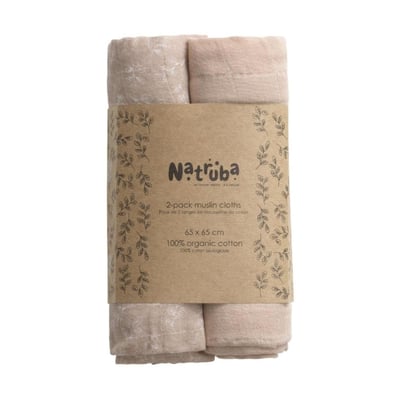 Pack 2 langes en coton bio NATRUBA