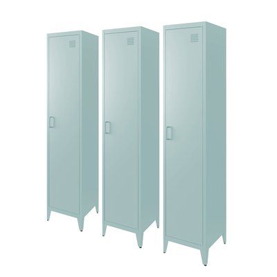 Armoire chambre industrielle 4 espaces de rangement (lot de 3) SOHO SWEEEK