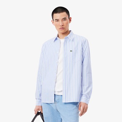 Chemise regular fit en tissu oxford rayé LACOSTE