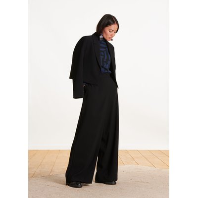 Pantalon large avec pan à taille haute LA FEE MARABOUTEE
