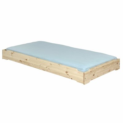 Lit empilable avec matelas Bois massif  JELLY AKITEN RETAIL